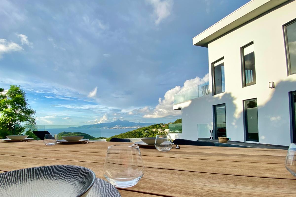 4 Location-villa-martinique- Terrasse vue mer